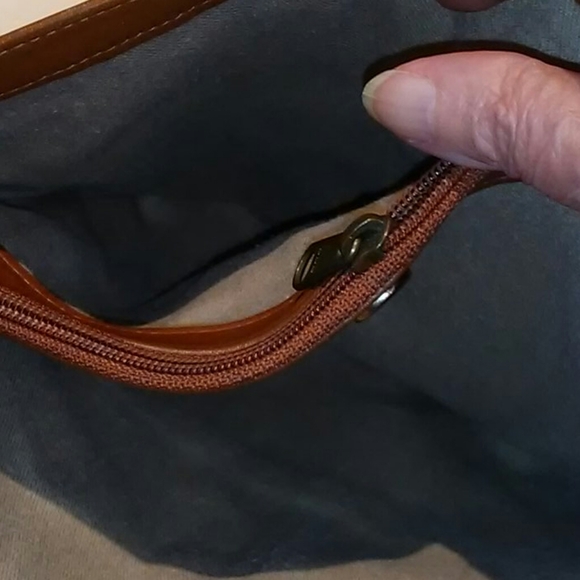 Genuine vintage leather hobo/pouch bag - Picture 3 of 4